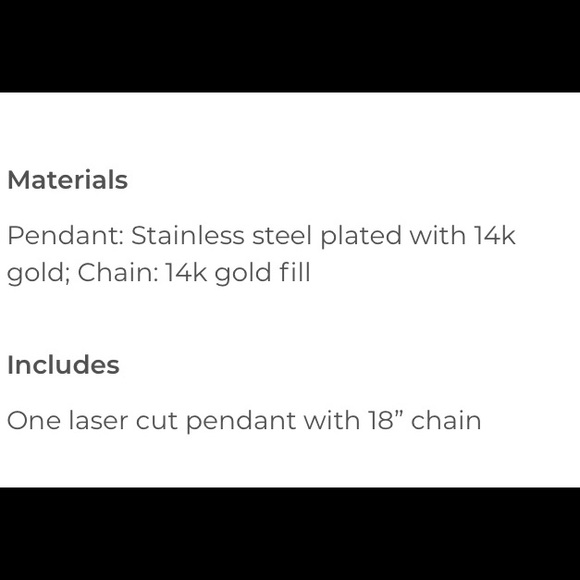 Scorpio constellation gold plated steel necklace by "Outdoor Metalworks" - NWT - Picture 8 of 8